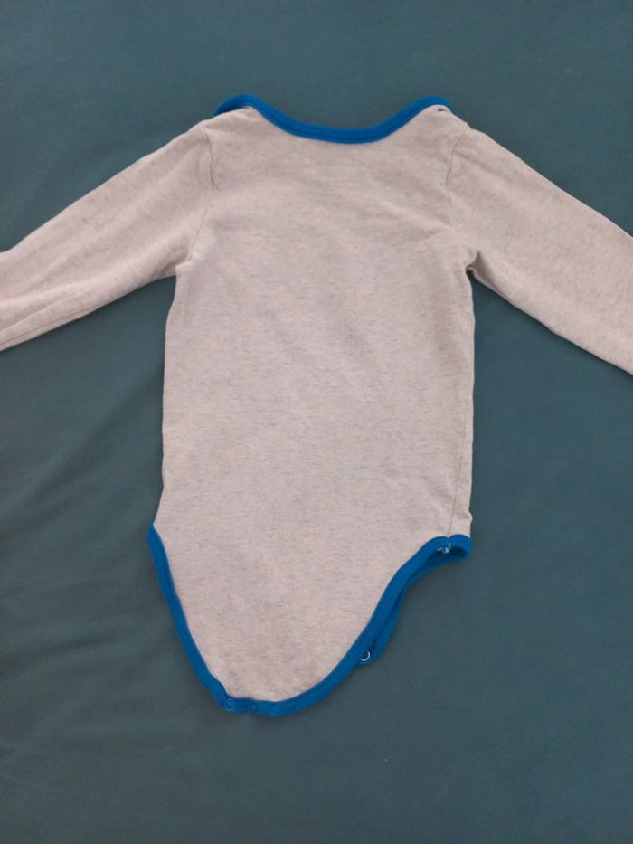 Body manches longues Orchestra 23 mois gris - photo numéro 4