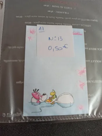 Feuille Diddl A7 13 0,50€