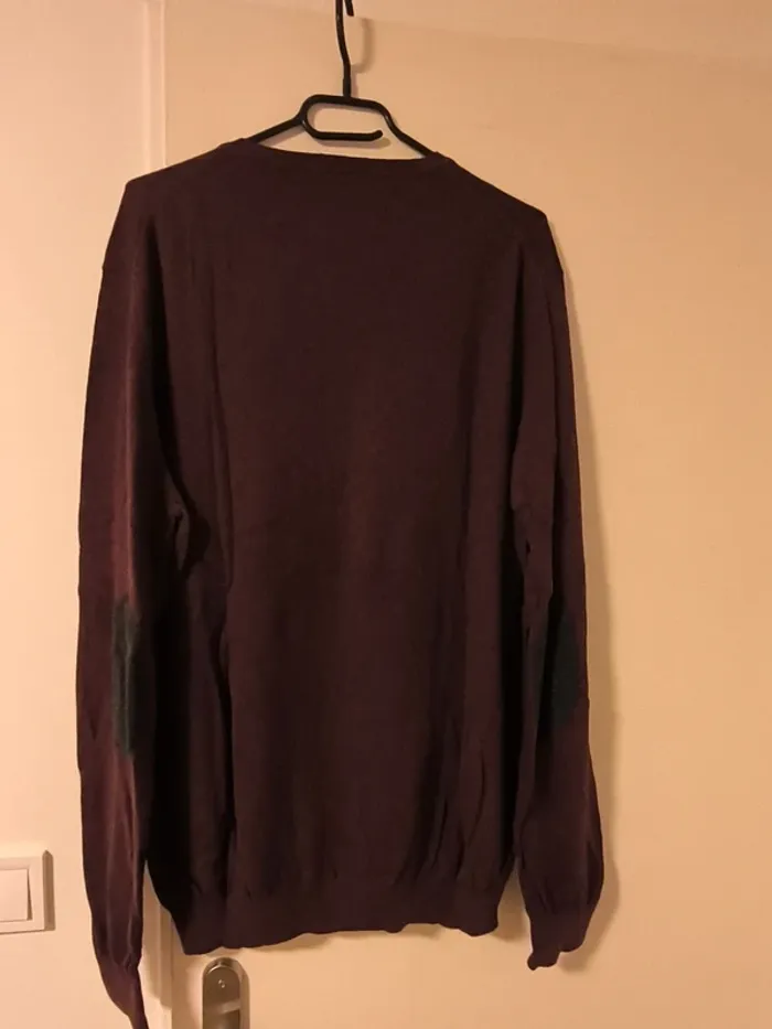 Pull bordeaux - photo numéro 3