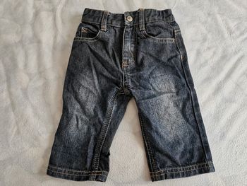 Jean bleu brut petit bateau 6mois