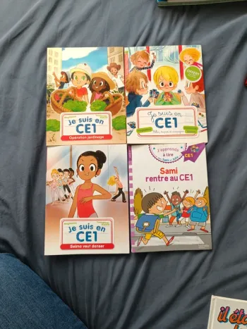 Lot de livres je suis en CE1