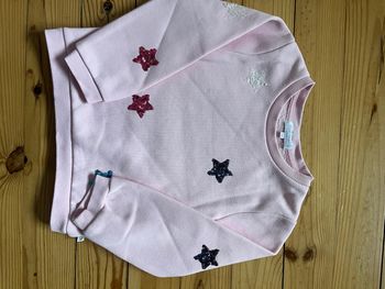 Sweat rose à sequins Cadet Rousselle 4 ans