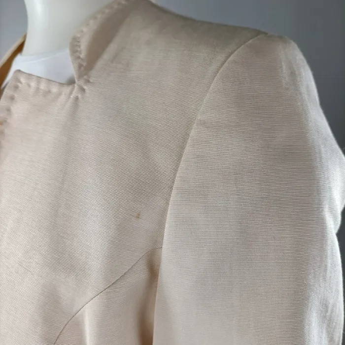 Veste cintrée , habillée élégante blanc cassé, crème- 1 2 3 - ceinture Taille 38 - LE - photo numéro 12