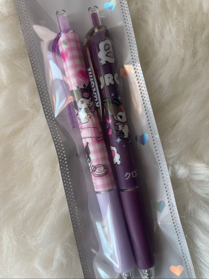 Lot 2x stylos kuromi - photo numéro 2