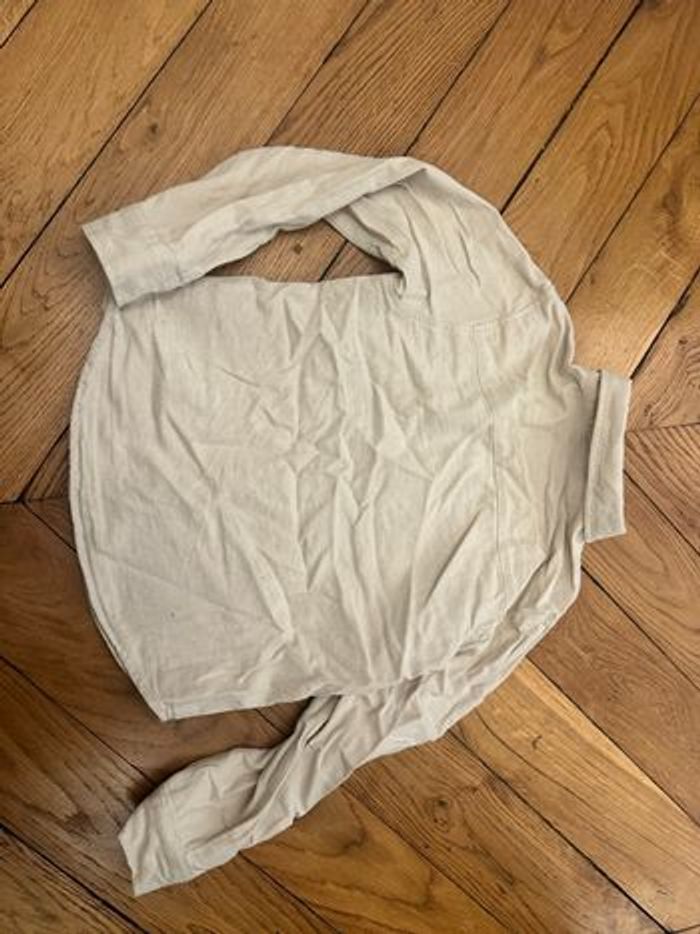 Chemise beige Primark taille 8-9 ans - photo numéro 4