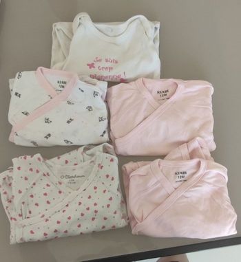 Lots vêtements bébé 12 mois