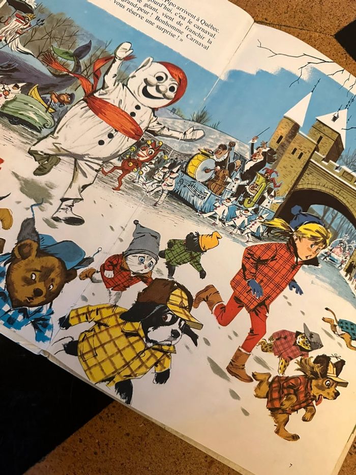 1969 Caroline au Canada Grands Albums Hachette livre ancien bd vintage Pierre Probst collection - photo numéro 5