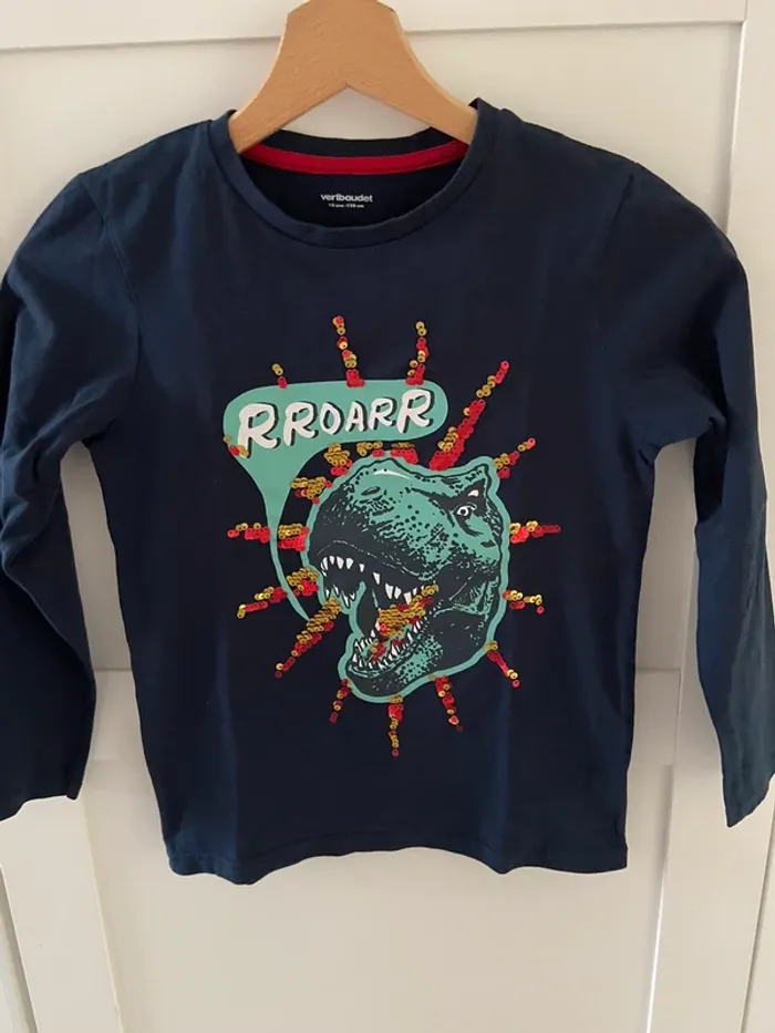 T-shirt manche longues dinosaures