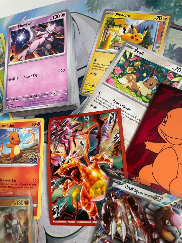 🎁 Gros lot de cartes Pokémon - Classeur Dracaufeu - Brillantes et EX - photo numéro 7