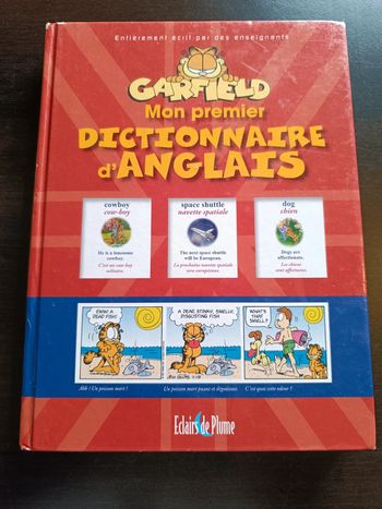 MON PREMIER DICTIONNAIRE D'ANGLAIS GARFIELD