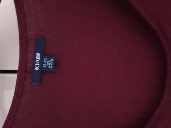 Haut bordeaux - grossesse taille 38-40 - photo numéro 4