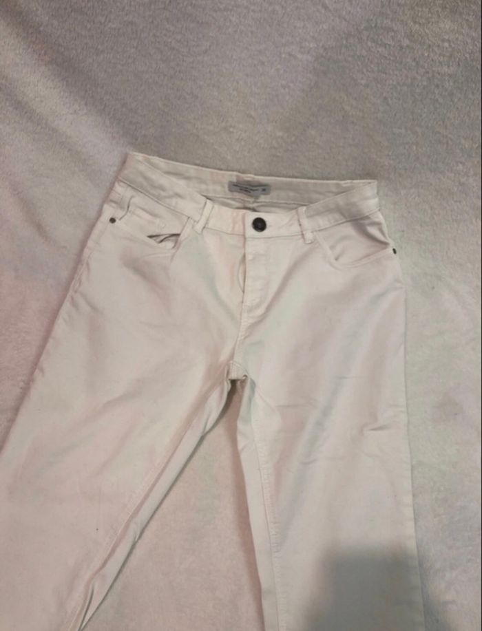 Jeans blanc femme - photo numéro 4
