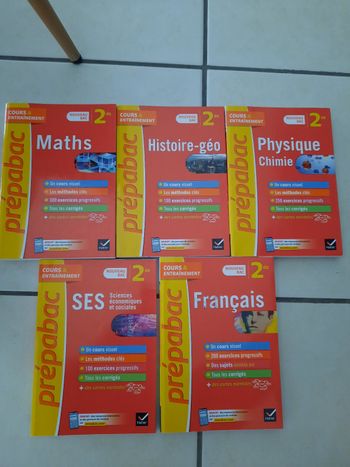 Livres classe de seconde prepabac