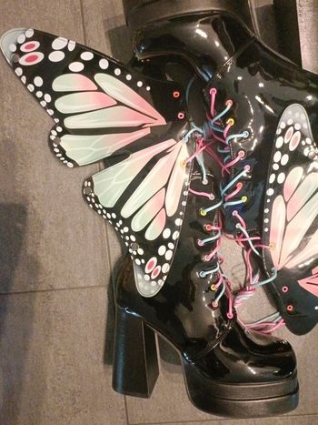 Bottes plateforme ailes de papillon 🦋