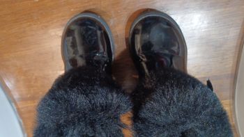 Bottine noir vernis