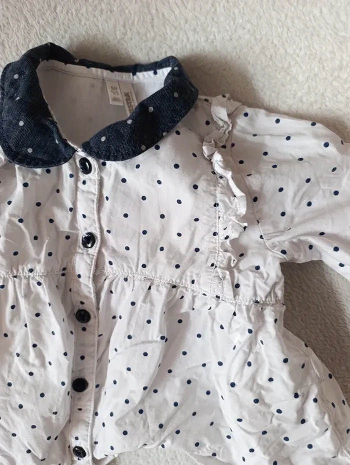 Chemise tunique bébé fille orchestra 6 mois - photo numéro 4