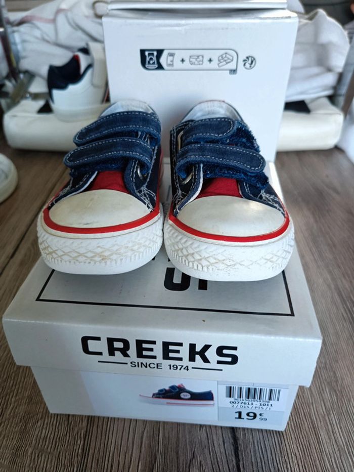 Chaussures garçon taille 21 creeks - photo numéro 2