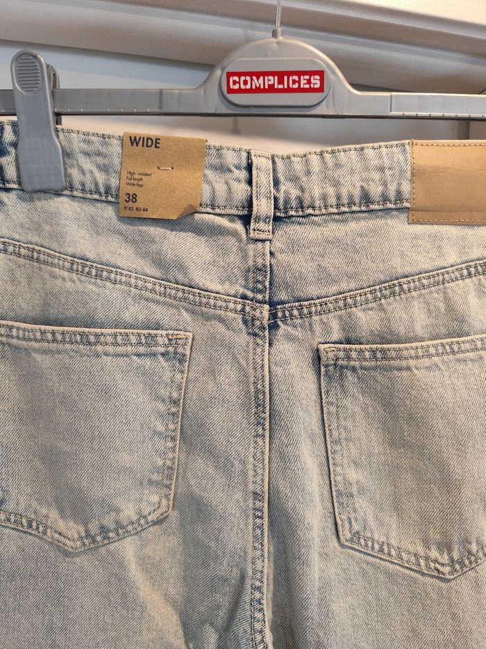 Jeans clair Wide leg neuf - photo numéro 7