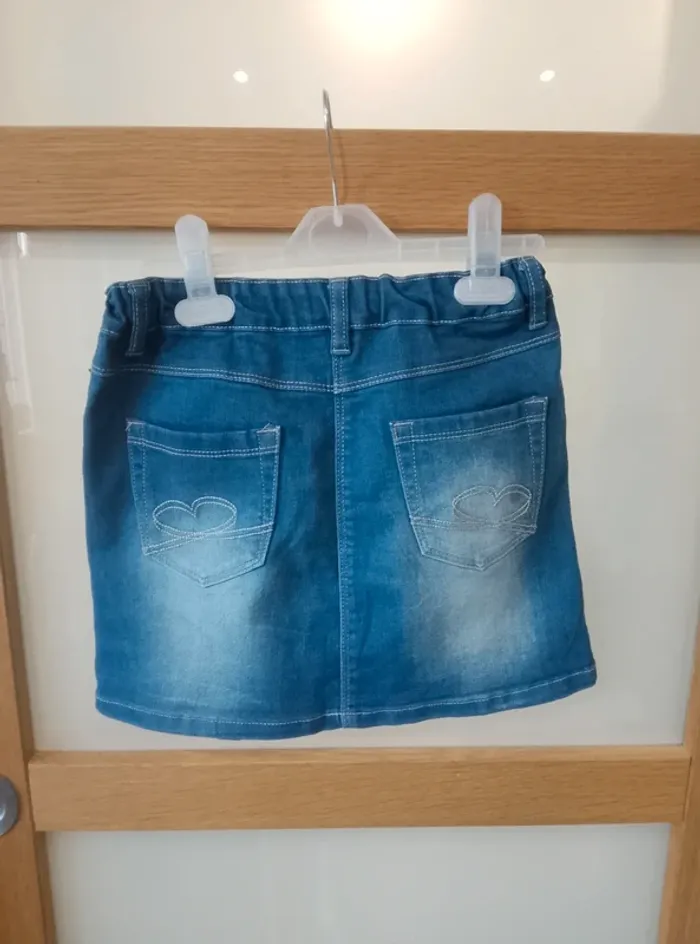 Jupe courte en jean - Fille 10 ans - photo numéro 4