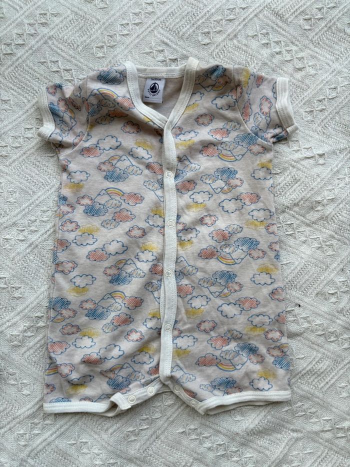 Lot de deux combishort / salopette , taille 3mois, garçon - photo numéro 2