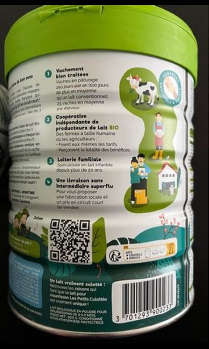 Lait 1er âge les petits culottés - photo numéro 2