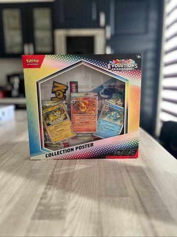 Coffret Poster Évolution prismatique Pokémon EV8.5 Scellé - FR
