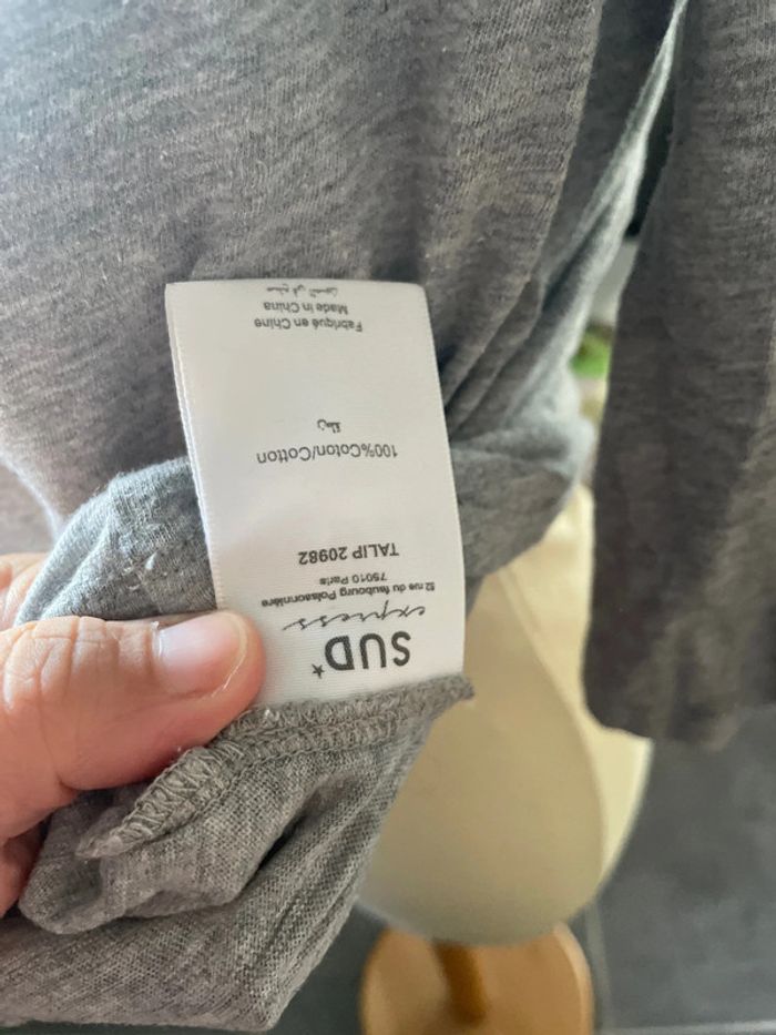 TEE Shirt gris sud express taille M - photo numéro 10