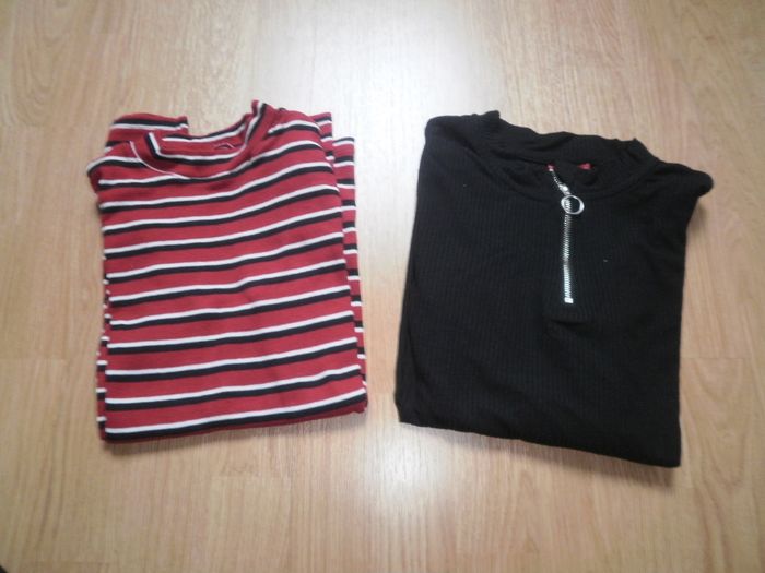 Lot de 2 T-shirts à ML Fille 14 ans - NEUFS