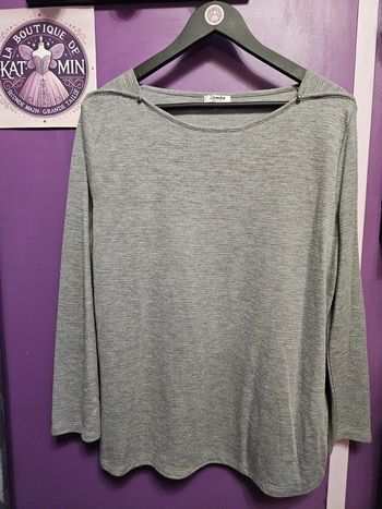 Blouse manches longues pailleté T46 Zamba