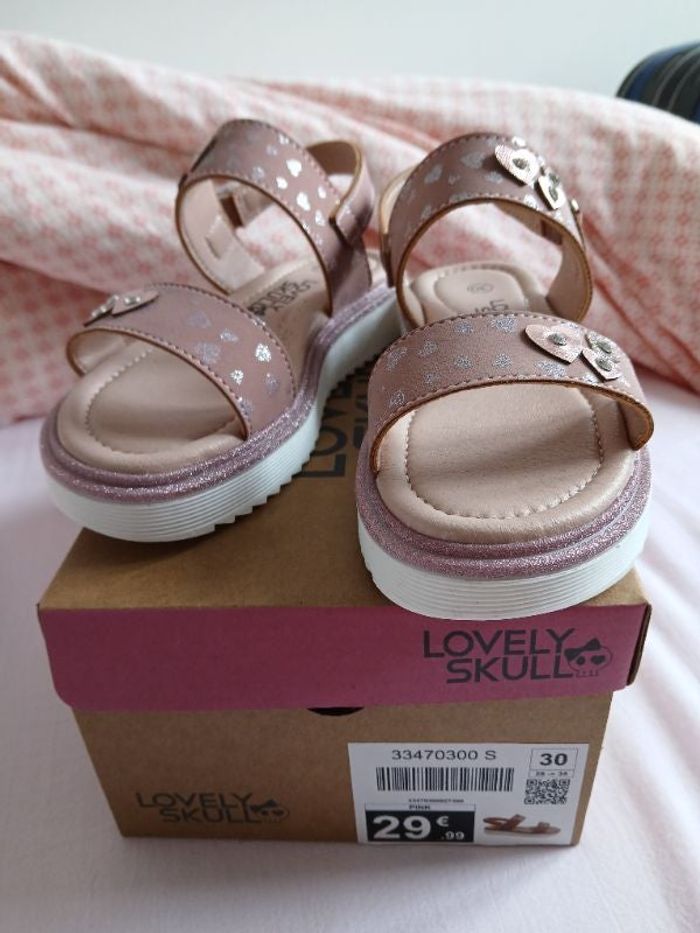 Sandales rose