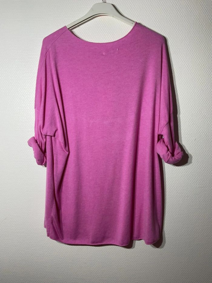 Pull « la vie est belle » femme taille unique (38-44)  - nos - neuf avec étiquette - photo numéro 3