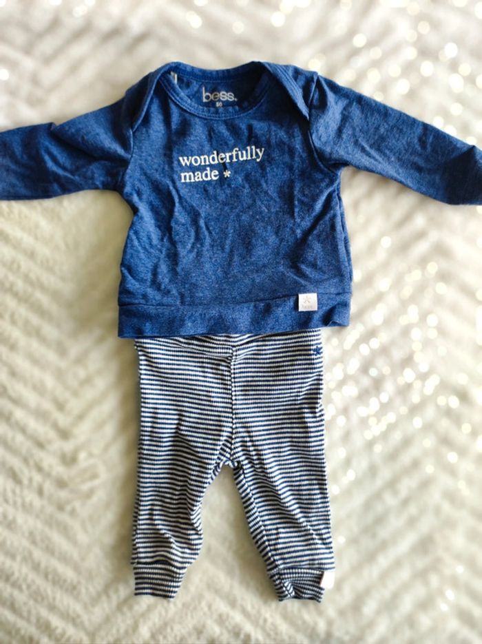 Ensemble été naissance garçon marin