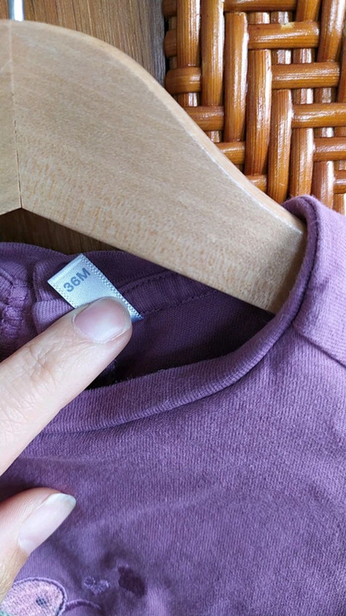 Joli tee shirt lilas/idexe/36 mois - photo numéro 3