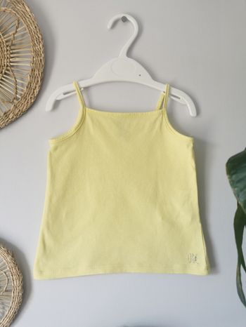 Débardeur jaune fines bretelles Orchestra 18 Mois