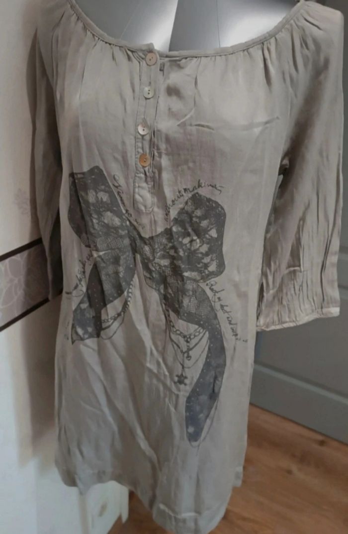Blouse longue femme t s