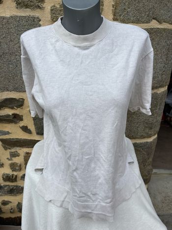 Teeshirt en maille beige - H&M 