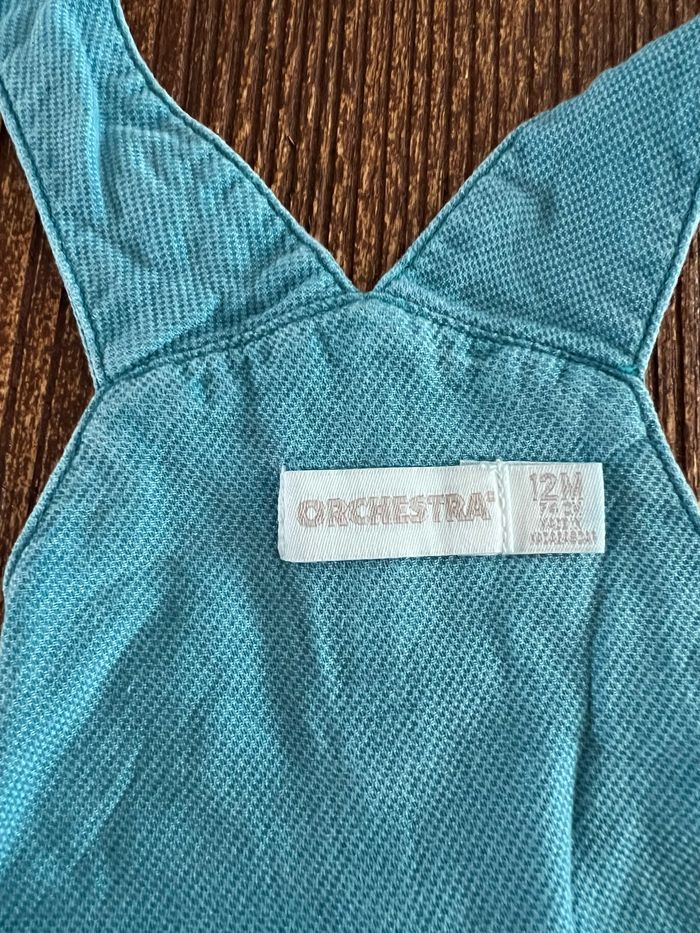 Ensemble d’été t-shirt et salopette bébé garçon 12 mois - photo numéro 4