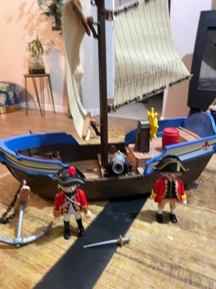 Playmobil rare bateau de soldats 5140 - photo numéro 2