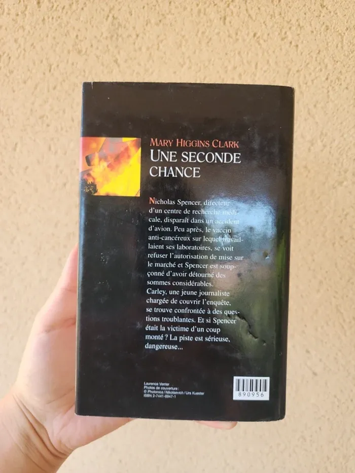 Livre broché "une seconde chance" de Mary Higgins Clark - photo numéro 2
