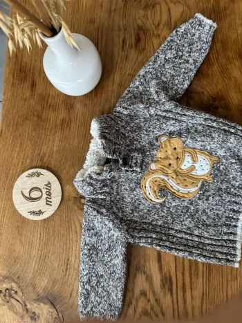 Pull écureuil 6 mois