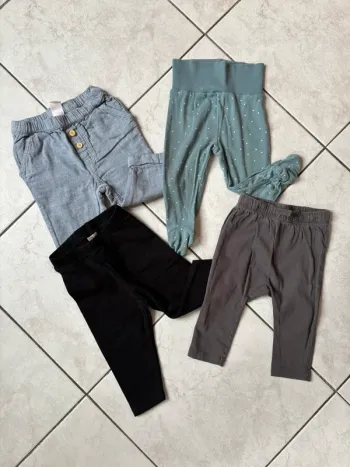 Lot de 4 leggings, pantalons