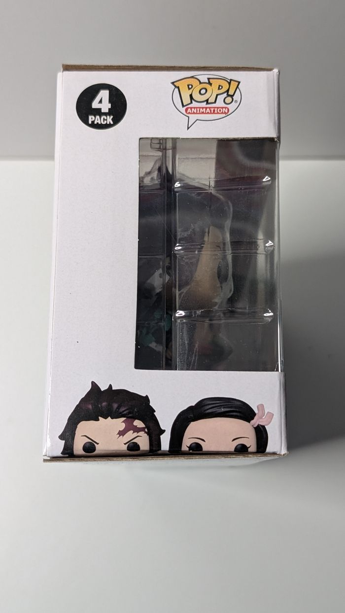 [Funko pop] Figurine Demon Slayer Tanjiro/Nezuko/Zenitsu/Inosuke 4 pack - photo numéro 5