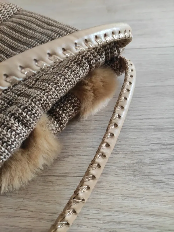 Sac effet laine/fourrure - photo numéro 4