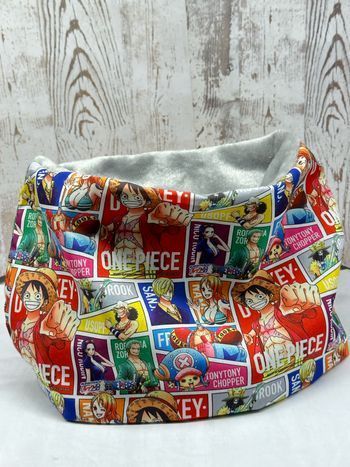 Snood cache cou enfant one piece