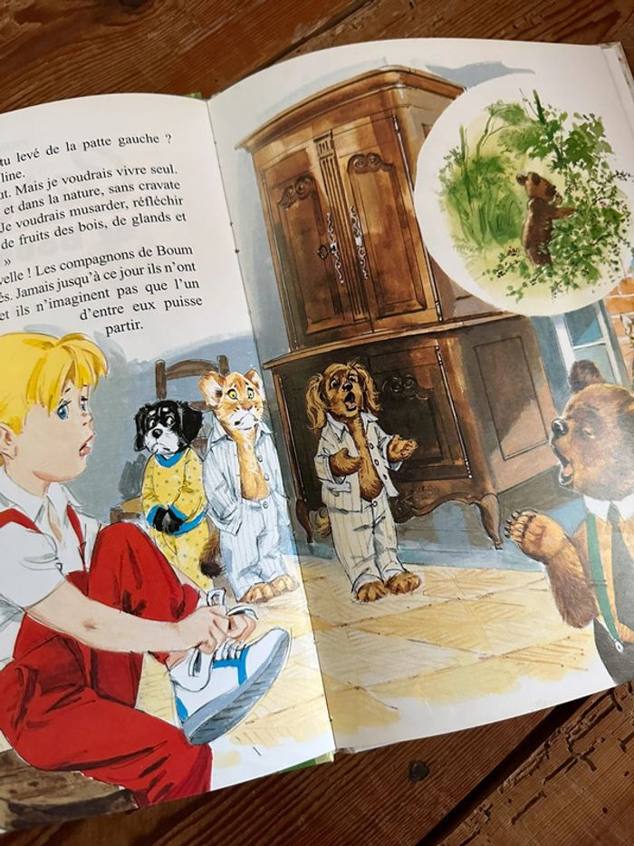 Livre Caroline et Boum ermite forêt voiture ours album bd Pierre Probst - photo numéro 4