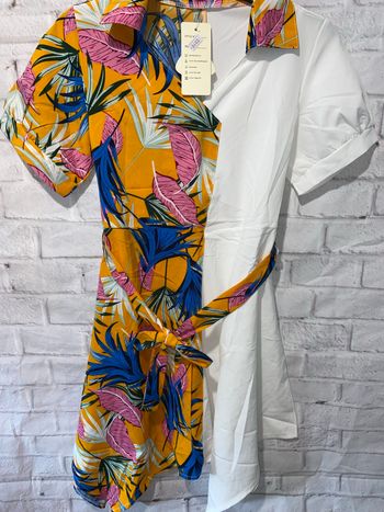 Robe tropicale 14 ans