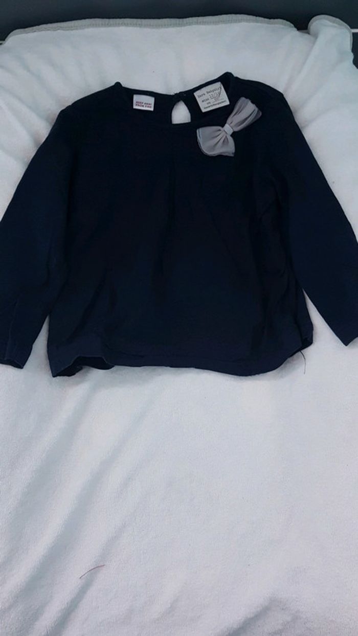 Tee shirt bleu marine