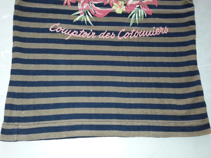 🔮 Tee Shirt rayé Fleurs en 6 ans 🔮 - photo numéro 4