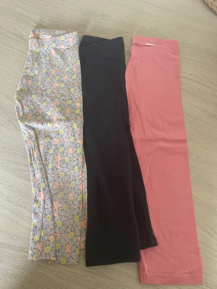 Lot de 3 leeggings fille