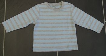 Tee shirt manches longues garçon 9 mois